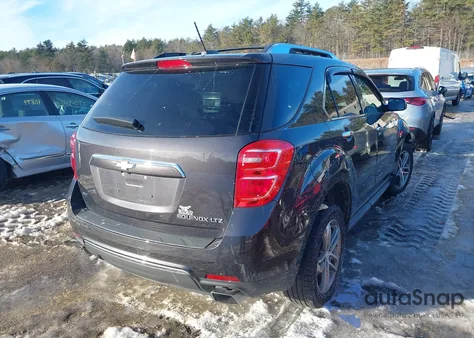 2016 Chevrolet Equinox Ltz from USA, damaged, VIN 2GNFLGE33G6237250
